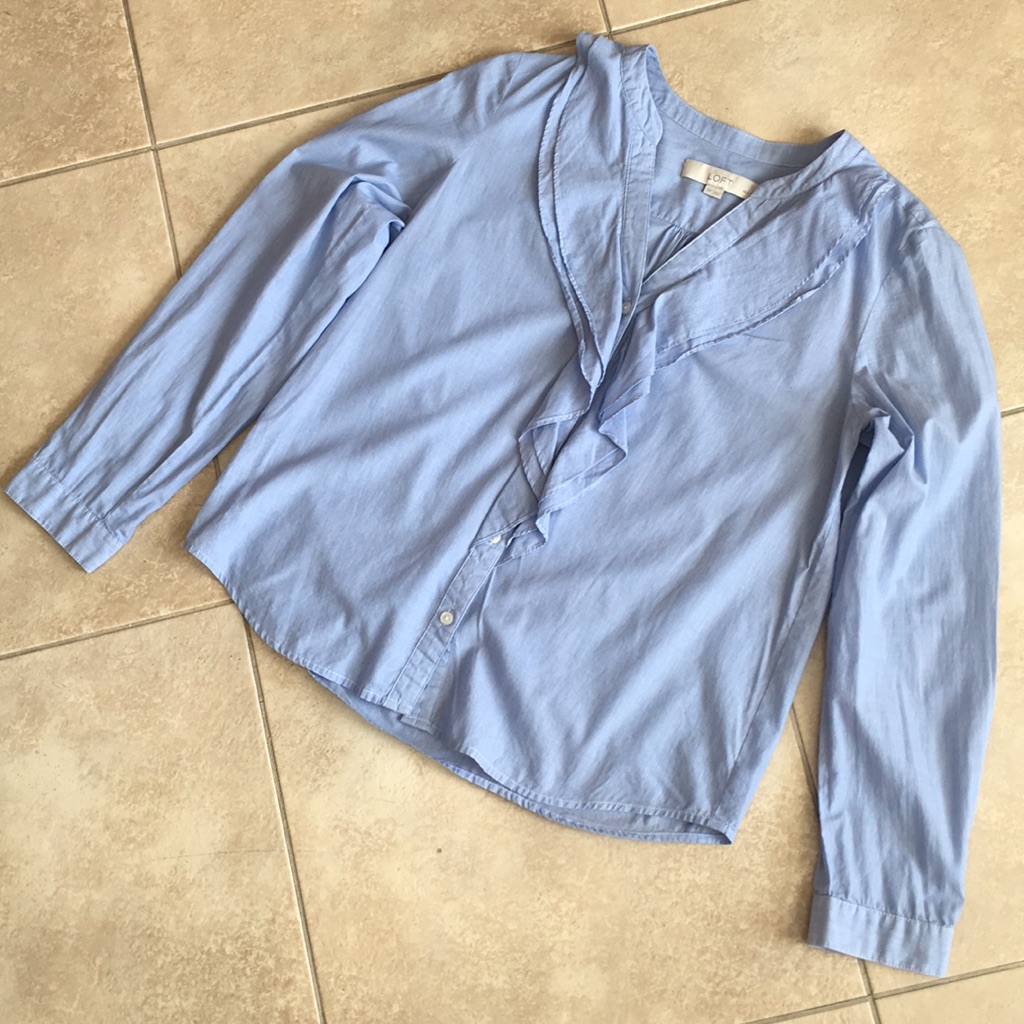 Loft Striped Button Down